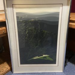 Signed Eyvind Earle Lithograph