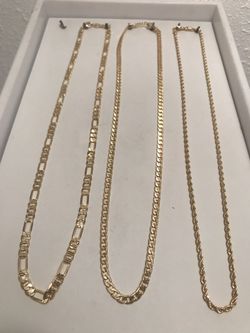 14k Gold filled chains