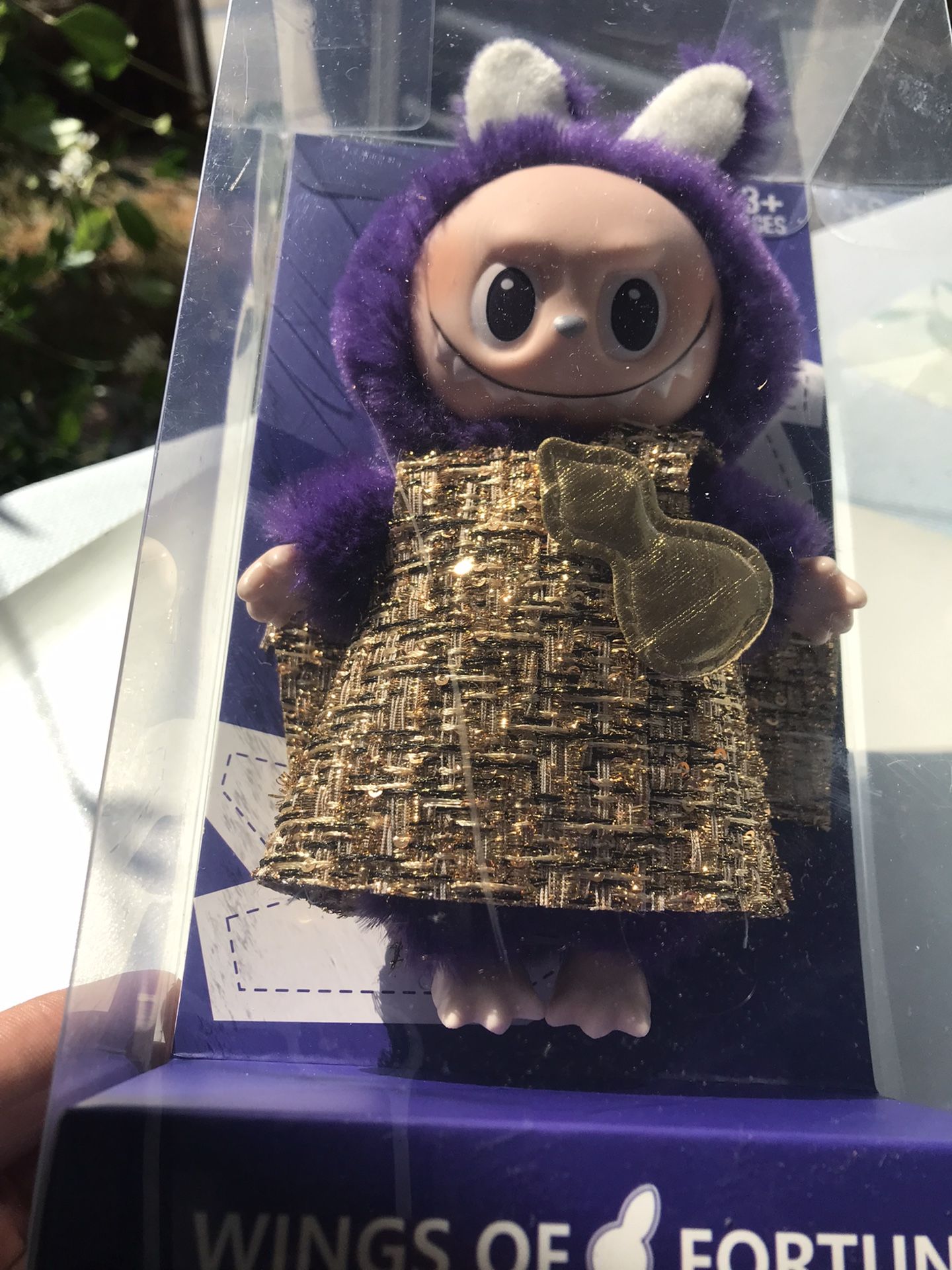 POP MART Labubu WINGS OF FORTUNE Plush Vinyl Hanging Card Figure New $70
