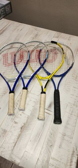 Wilson and Head tennis and raquetball rackets