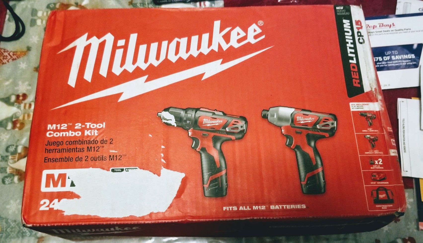 MILWAUKEE M12 COMBO SET NEW