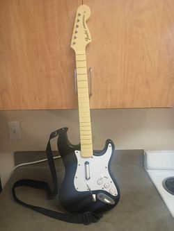 Rock Band Fender Stratocaster Guitar Controller for Playstation 3 Untested (No Dongle)