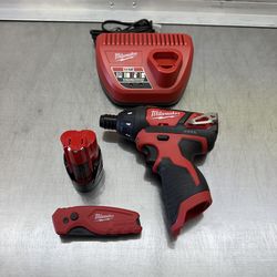 Brand new Milwaukee M12 kit with knife included (CASH ONLY).