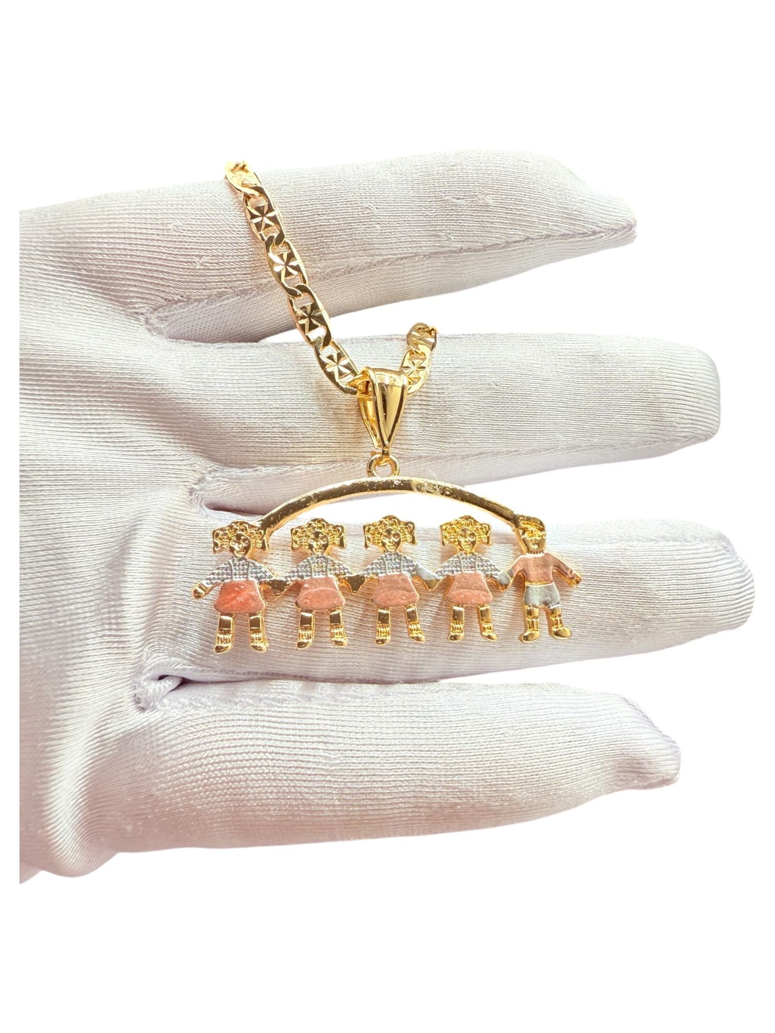 Dijes Niños Y Niñas 👧👧👧👧👦pendant Girl And Boy Gold Plated