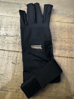 3-Pack Copper Fit Hand Relief Compression Gloves - LEFT Hand Only (1 S/M, 2 L/XL)