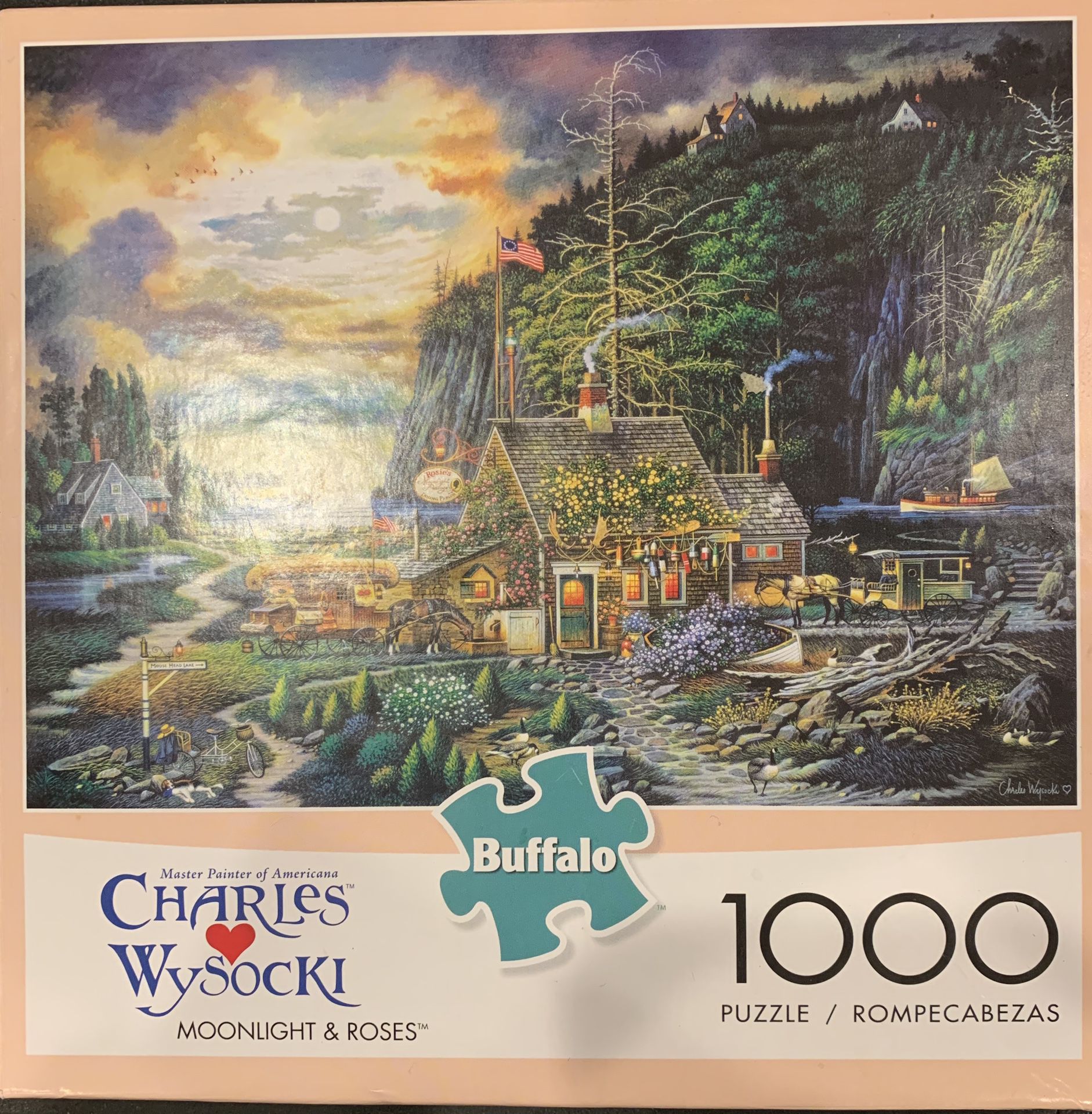 Buffalo Games 2x 1000 piece puzzles