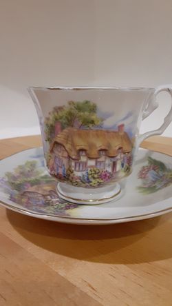 Staffordshire England Bone China Teacup Set