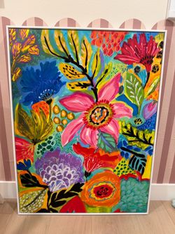 Colorful vibrant wall art