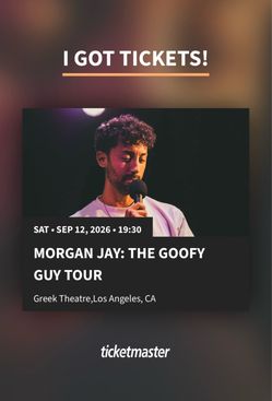 Morgan Jay Tickets The Goofy Guy Tour