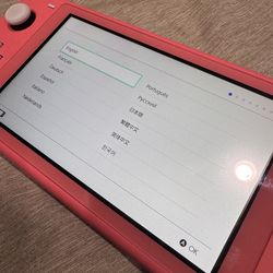 Nintendo Switch Lite Coral