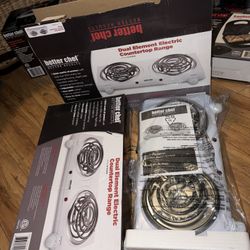 Dual Electric Countertop Stove 