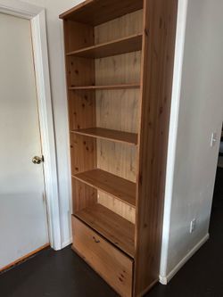 Wooden Bookshelf