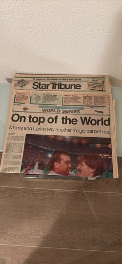 Baseball World Series newspapers 