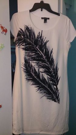 INC, dress, white, size: L