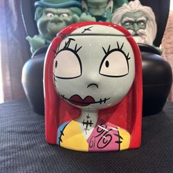 Disney Tim Burton's The Nightmare Before Christmas Sally Cookie Jar 8" 