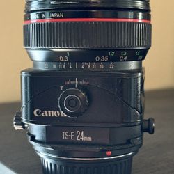 Canon TS-E 24mm 3.5L Tilt Shift Lens