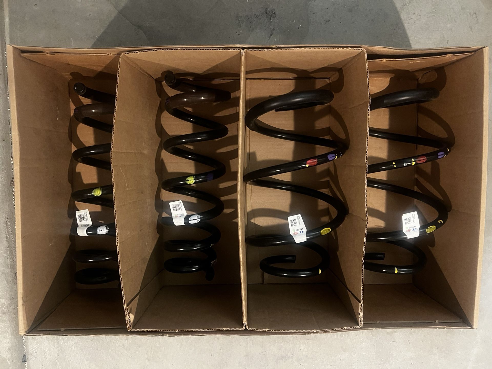 Brand New OEM Genesis G70 Rear Coil Springs (Set of 4) – Part #55330-G9150