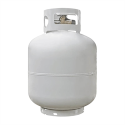 Empty 20 pound propane tank