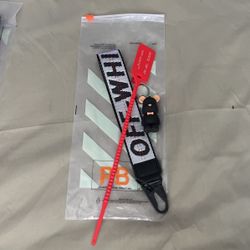 Off-white lanyard 