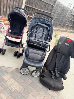 Strollers and car seat