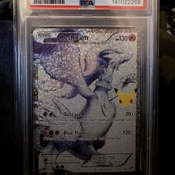 TCG POKEMON CELEBRATIONS RESHIRAM FULL ART HOLO 113/114 (C)