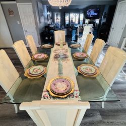 Dining Table And Console Entry Table