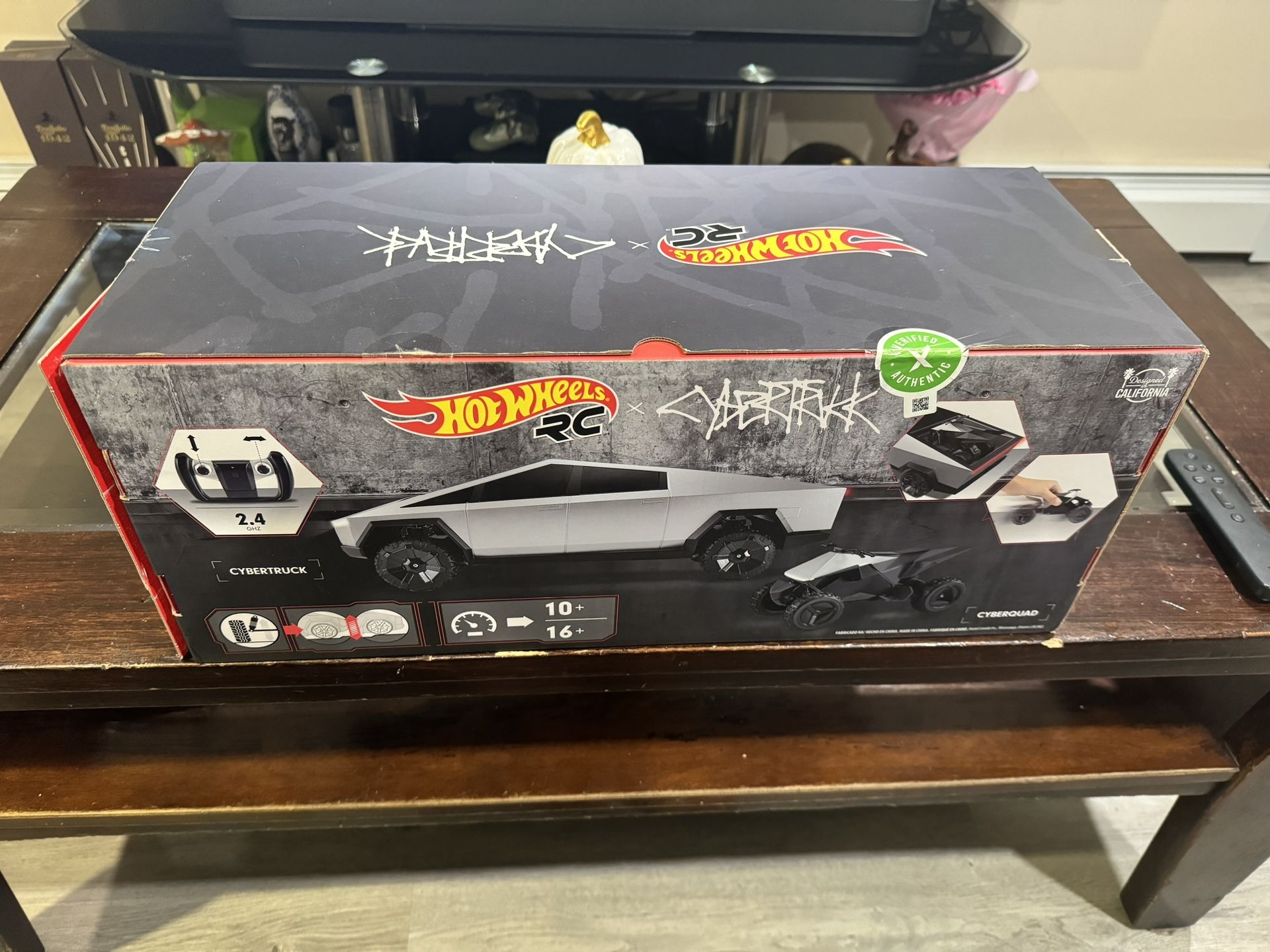 hot wheels cybertruck rc