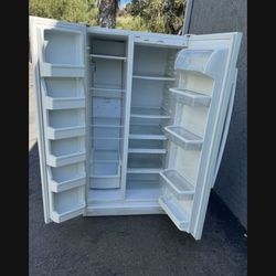 25 Cubics Household Side By Side Refrigerator Fridge Freezer  (free Local Delivery)