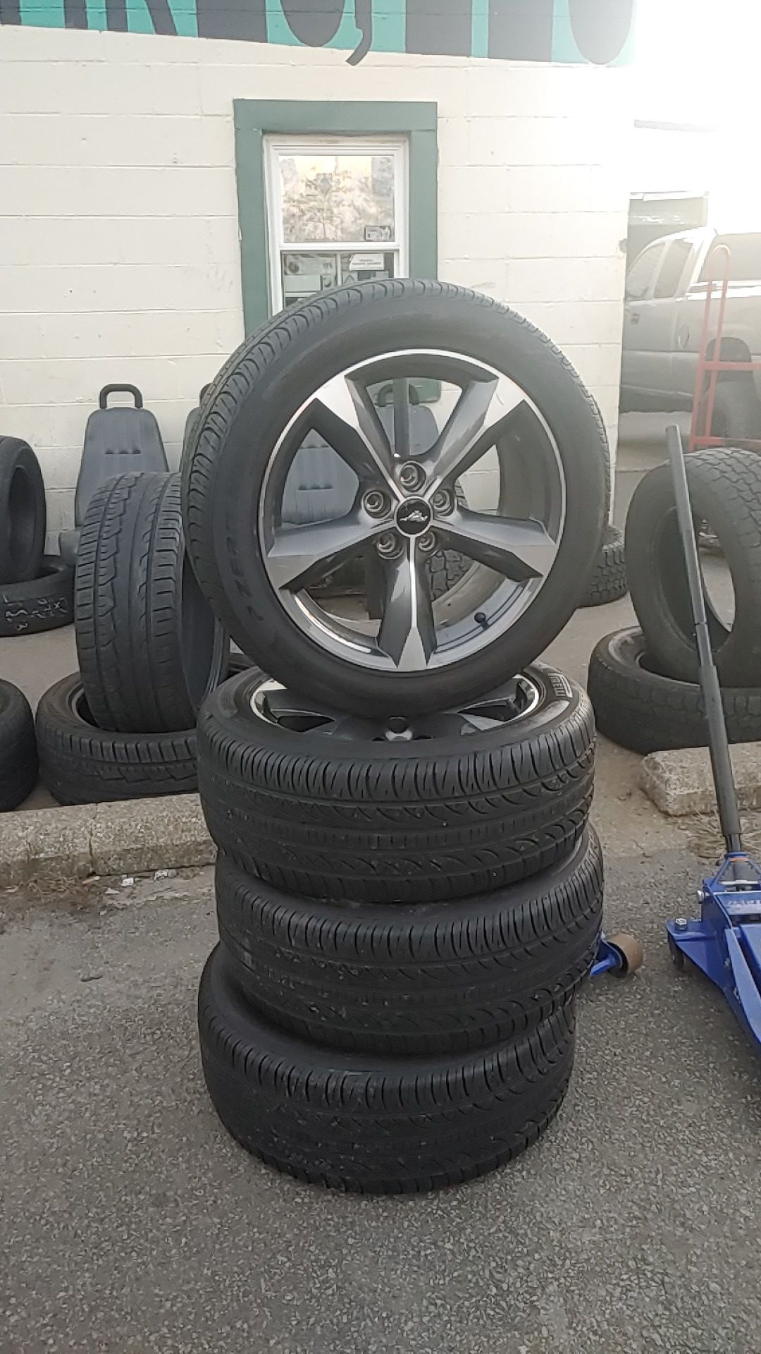 Mustang rims and tires