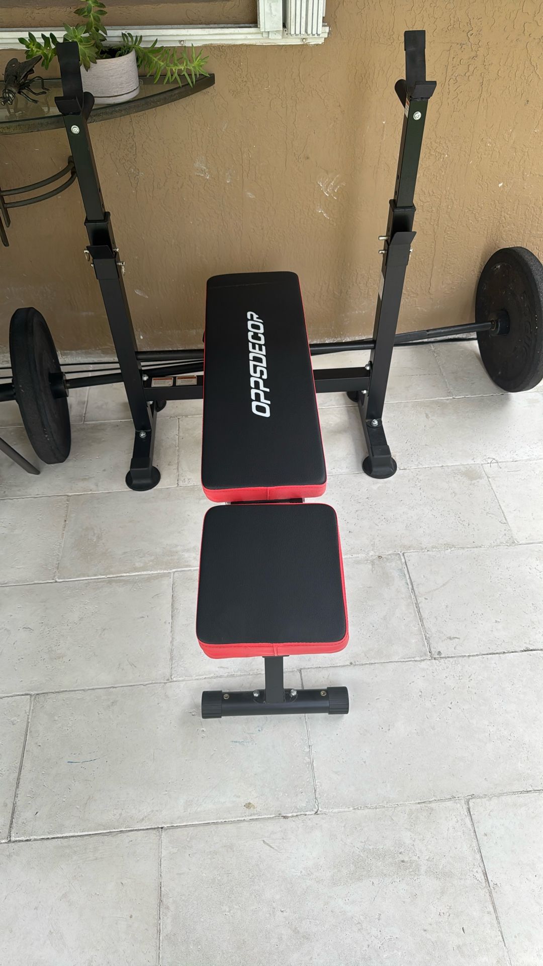 Bench Press Seat + Bar