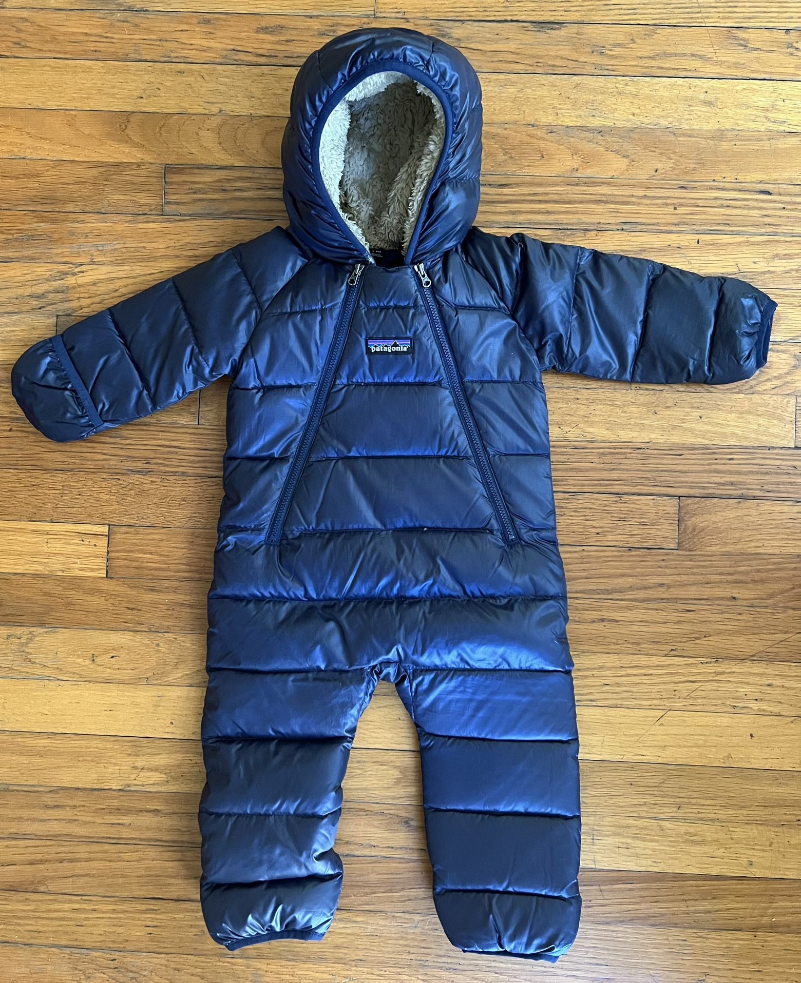 Patagonia baby/infant down filled bunting one-piece