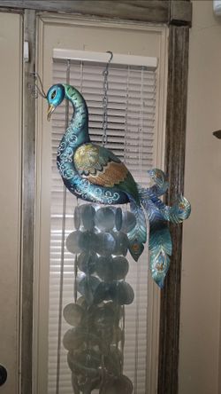 peacock wall hanging / decorative peacock wind chime 🦚