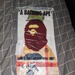 Bape t-shirt burbery ONLY SIZE LARGE