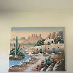 Desert Painting Wall Art