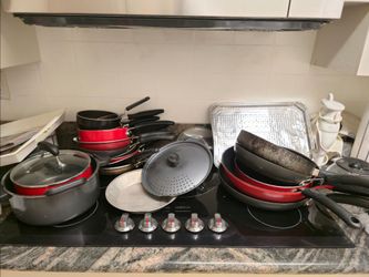 Massive 20-Piece Nonstick Cookware Mega Set - Complete Kitchen Starter Lot