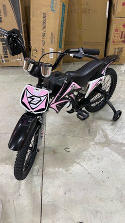 New & Assembled 16" Kids Bike with Sound Maker & Training Wheels