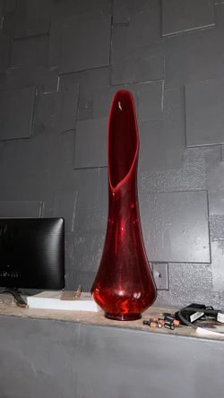 Vintage glass vase