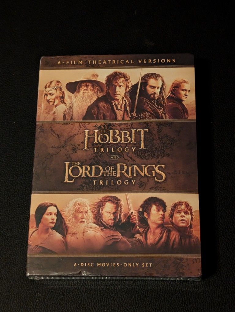 The Hobbit and LOTR Trilogies - Middle Earth Theatrical Collection (6-Pack)(DVD)