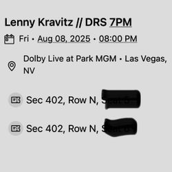Lenny Kravitz Tickets 