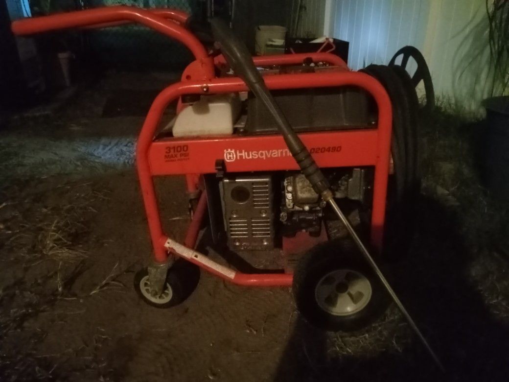 Husqvarna 3100 Psi Pressure Washer Runs Great Newly Replaced Pump for