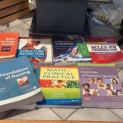 Nursing Book Lots Of Books Lot 
