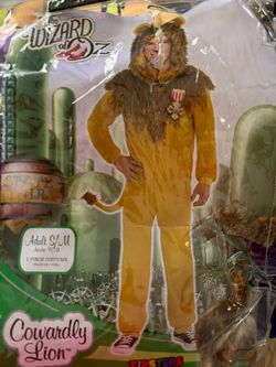 Wizard of Oz Cowardly Lion Adult Costume S/M
