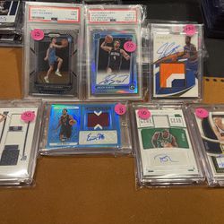 NBA Auto Patches (Prices As Marked)