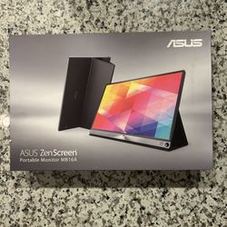 ASUS ZenScreen MB16A 15.6" Portable Monitor Extender - USB-C, 1080p, Open Box