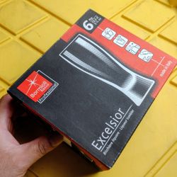 Bormioli Rocco excelsior glasses made in Italy 6 PCs 