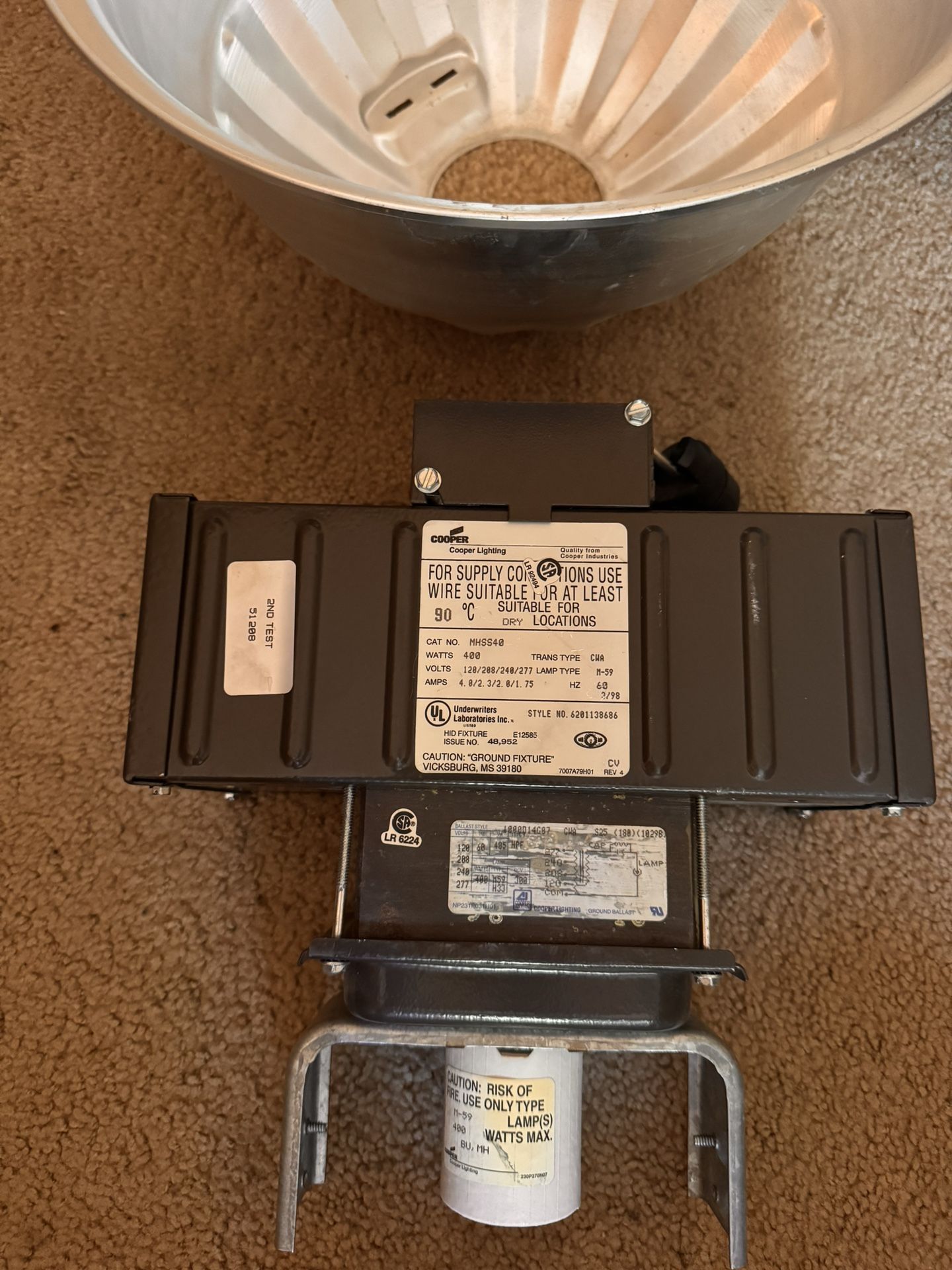 400 Watt Metal Halide Lamp 