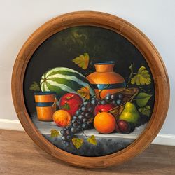 rustic art painting / mexican painting /kitchen decor