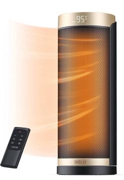 Dreo 70° Oscillation Tower Space Heater 1500 Watt tower with a remote control New factory sealed box 