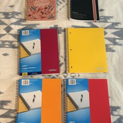 6 Notebooks 