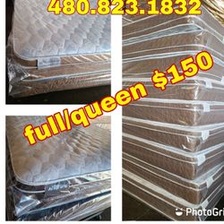 New Queen Plush Pillow Top/ Colchones 